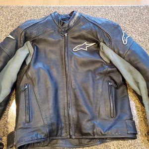 ALPINESTARS Leather Jacket size 48, (58 euro)
